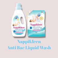 Nappikleen Anti-Bacterial Liquid Wash  (1.7kg-Refill Pack/1.85kg-Bottle) For Baby Nappies & Clothing