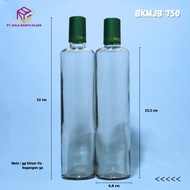 BKMJB750 750ml glass bottle Olive oil 750ml oil bottle/ syrup bottle/