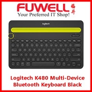 Logitech K480 Multi-Device Bluetooth Keyboard Black [ 1 YEAR WARRANTY ]