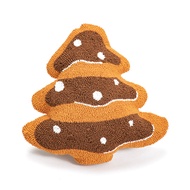 Christmas Tree Cushion Cover Nuts Plaid Orange Coffee Black Color 45x45cm 30x50cm Decoration Pillow