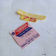 Yamaha V70 V75 298-21781-00 battery cover sticker