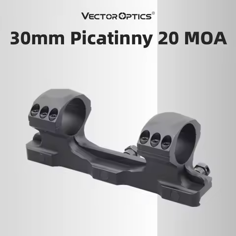 Vector Optics 30Mm Dia 1.4" High One Piece Picatinny Mount Fit Max 56-60Mm Scope Objective Lens for 