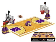 Building Block Education Toy - Basketball Court Baseplates and Sets of 2 Basketball Stands Building 