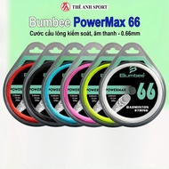 Bumbee PowerMax 66 Badminton Racket – 0.66mm, High Bounce, Good Control, 30Lbs Tension