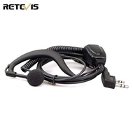 Retevis 2 Way Radios Earpiece with Mic G Shape Earhook Headset for Retevis H-777 RT22 RT21 Baofeng U