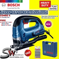 COMBO Bosch Jigsaw GST90BE Professional with 5x Bosch Different Jigsaw Blade GST 90BE GST 90 BE