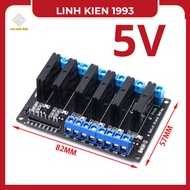 Module 6 relays ssr 5v black solid body relay G3MB 202P