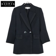 Christian Dior 海軍藍羊毛修身夾克 M 碼