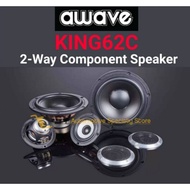 🍊 Awave King62C 2-Way Component Speaker Awave 3way Component set speaker Awave King-62C Component 2w