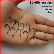 ST2 100Pcs Fishing Hooks Set Durable Rustproof Freshwater Saltwater Fishing Accessories for Anglers 