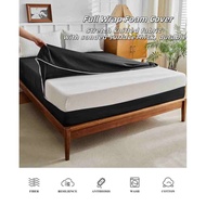 Foam Cover Plain Queen Size With Zipper Twin Size Mattress Protector Bed Mattress Cover