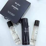 🇫🇷CHANEL BLEU DE CHANEL EDP Twist and Spray香奈兒蔚藍男士淡香精套裝 20ml*3