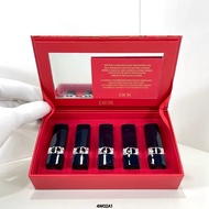 Best Sellers❤ Special/65 Snake Comes to Run Blue Gold Lipstick Sample Five-Piece SetContains 1.5g * 