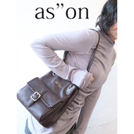 Korea Korea ASON New Style Pocket Bag All-Match Drawstring Shoulder Strap Adjustable Shoulder Bag Cr