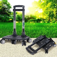 Trolley Bag Trolley Bracket Universal Wheel Aluminum Alloy Foldable and Portable Trolley with Brake6