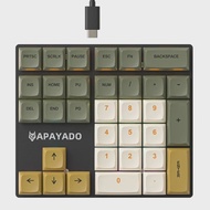 K33 แป้นพิมพ์ตัวเลขแบบมีสายเหมาะสําหรับการเงินธุรกิจแป้นพิมพ์ตัวเลขแล็ปท็อป 33 คีย์พร้อมไฟหลากสี