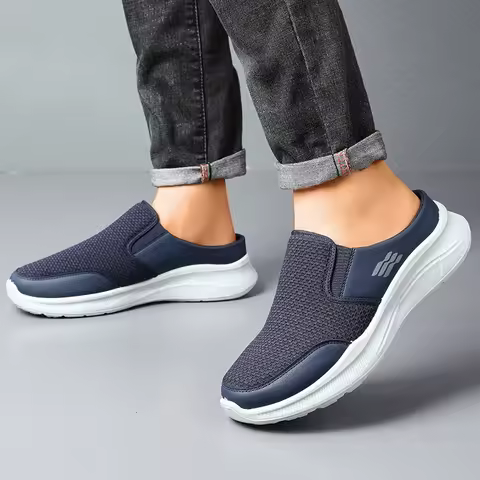 Men's Fashionable and Lightweight Men's Slippers with Good Breathability Casual Sneakers Men's Summe