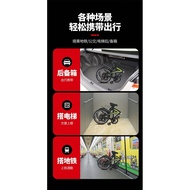 New Aluminum Alloy Light Portable20Inch Folding Bicycle Ultralight Adult and Children Variable Speed Bicycle Wholesale