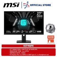 MSI G274QPX 27" GAMING MONITOR (27" RAPID IPS WQHD / 1MS / 240HZ / G-SYNC COMPATIBLE / HD MI + DP)