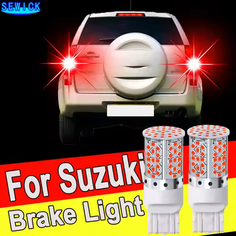 2pcs LED Brake Light Blub Lamp W21/5W 7443 T20 Canbus For Suzuki Grand Vitara 1 Ignis 3 Jimny Liana 