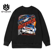 HY KOREA Sweater Cotton Fleece Printed SCDRA 421 Unisex Beautiful.