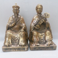 Santaihu Worship Hu Sanye Ornaments Pure Copper Character Copper Statue Temple Brass Ornaments Grand