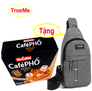 [Tặng túi đeo] Ca Phe Sữa Đá Phố Gold 10 gói x 29g - Ca Phê Phố - cafe sữa đá - Cafe Phố - maccoffee