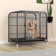 QM Dog Cage Pcs Medium Large Dog Indoor and Outdoor Golden Retriever with Toilet Dog Cage Medium-Sized Dog Pet Dog Cage