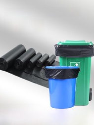 ขนาดใหญ่หนาพิเศษ สีดำ ถุงขยะสําหรับโรงแรมและการจัดการทรัพย์สินกลางแจ้งเชิงพาณิชย์ถังขยะขนาดใหญ่ Line