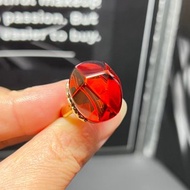 歐款新貨 波蘭製造 代理價 天然波羅的海血珀戒指 成色美 s925銀