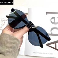 Shades for Aesthetic Rimless Jelly Eyewear Shades for Men Sunglasses for Women 2024 New BILOVEFULL