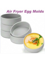 空氣炸鍋蛋模,1/3入組矽膠蛋煮器可以重複使用不沾蛋杯微波爐煮蛋,矽膠蛋杯適用於微波爐煮蛋、煤氣灶即時壺煮蛋、慢煮蛋
