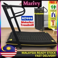 ADSports AD999 [3 years warranty] No Powered Motorless Running Treadmill Fitness Equipment Folding Curve Treadmill