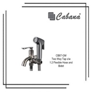 Cabana CB87-GM Two Way Tap c/w Bidet Set Gun Metal