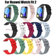 For Huawei Watch Fit 2 Strap Soft Silicone Replacement Strap For Huawei Fit 2 Strap Sports Smart Wat