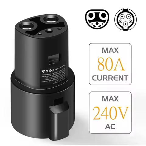 EV Adapter Type1 J1772 To For Tesla EV Charger Adapter Latch For Model 3 /S/Y/X Electric Vehicle Car