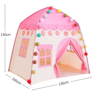 [SG LOCAL STOCK]Kids Play Tent  Baby Indoor and Outdoor Tent kids Playhouse Foldable Castle Play Tent Birthday Gif