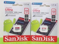 彰化手機館 SanDisk 256G 記憶卡 microSDXC 256GB class10 TF UHS-1 A1