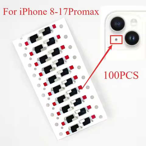 100pcs Back Camera Anti Dust mesh Microphone Net For iPhone 8G 8P X XS Max 12 15 16 Pro max 13 16 17
