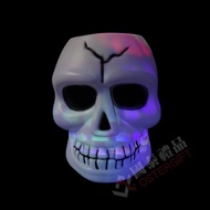 Taiwan Taiwan Ready Stock Luminous LED Color-changing Skull Bucket Halloween Bucket Skull Bucket Pum