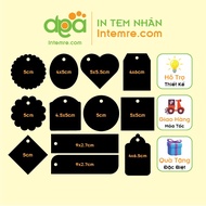 Print Price Tag, Perforated Clothing Label - Size: 500c Size as Required