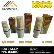 Foot valve Klep Tusen PVC Jumbo Klep Gading 1/2 &amp; 3/4 &amp; 1 Inch Isco
