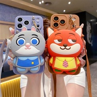 3D Casing for Vivo Y19S Y18S Y17S Y18 E Y15A 4G Y50 Y30 Y39 5G Y91 i Y95 Y91C Y1S S1 Pro with Lanyar