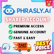 【PREMIUM】Phrasly AI Upgraded Premium Access Shared Account | Supercharge Your Writing With AI
