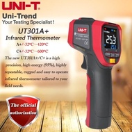 UT301A UNI-T + เครื่องมือตรวจสอบอุณหภูมิวงกลมดิจิตอลวัดอุณหภูมิแบบไม่สัมผัส