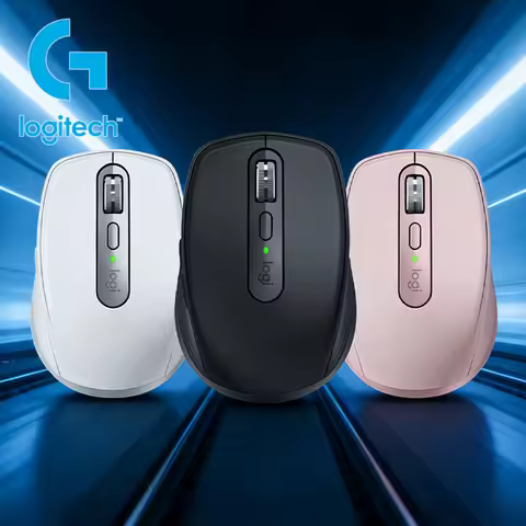 Logitech MX Anywhere 3S Wireless Bluetooth Mouse, Silent Operation for Office, Home, Laptops, and De