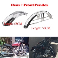 [mcfsnzwtxz1bw] Front Rear Fender Mudguard Steel For Honda CG125 / CG125 Fan / CG125 Cargo