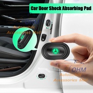 Upgraded Luminous Mercedes Benz Silicone Auto Door Shock Stickers Absorber Shock Pad Switch Buffer S