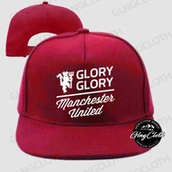 Glory Glory Man.United Hat - Men's/ HatHiphop/Football Glory Snapback Hat MU Man.Utd Fans