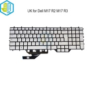 UK RGB Backlit Keyboard For Dell Alienware Area 51M R2 M17 R2 M17 R3 M17 R4 P38E P79F 0J1HF5 J1HF5 R